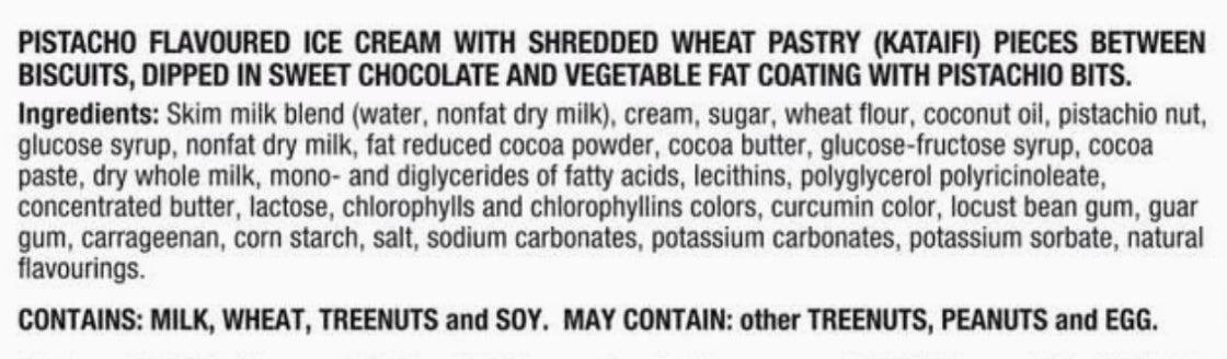 Norm’s Pistachio Ice Cream Sandwich 85ml