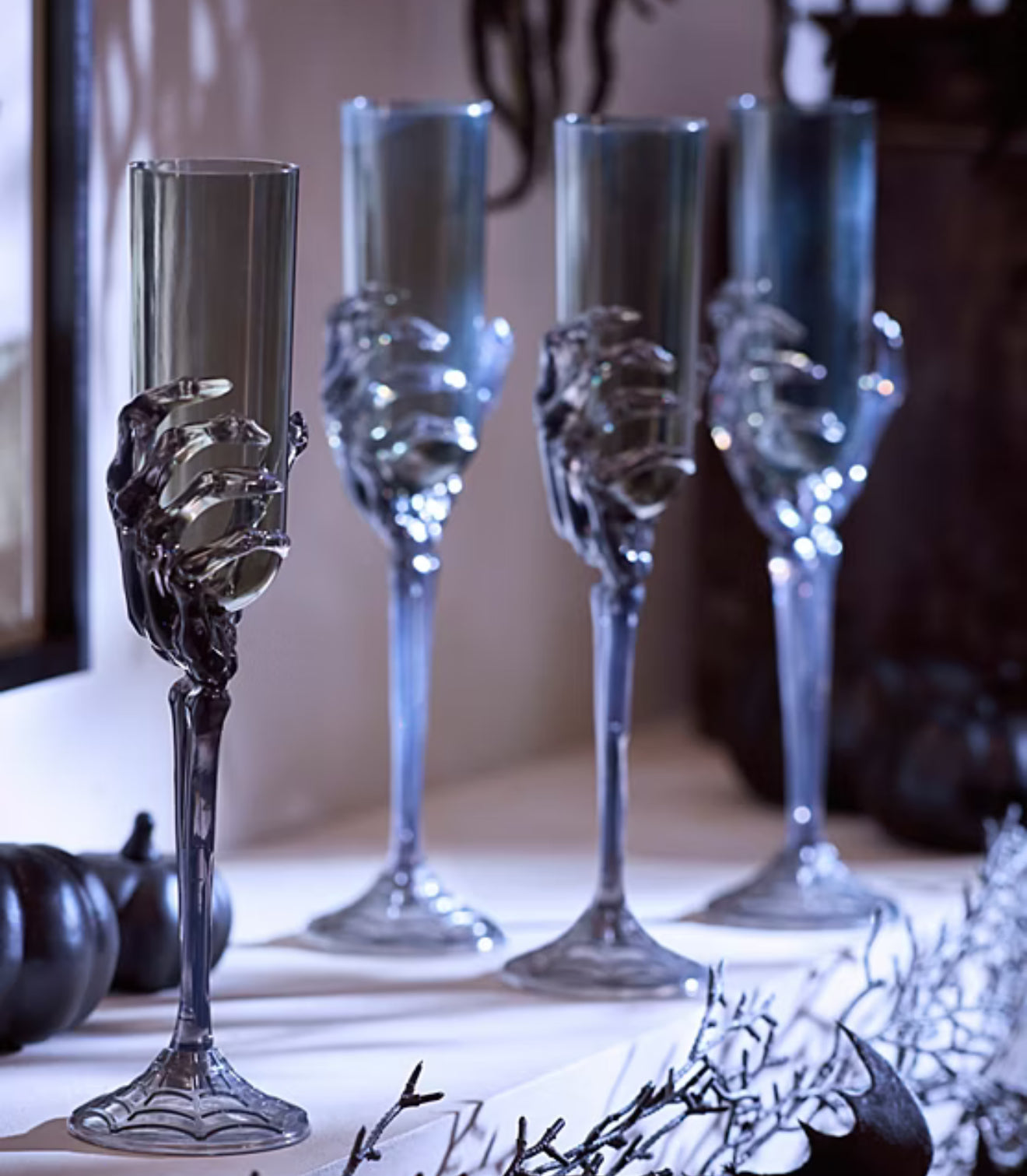 Skeleton Hand Plastic Flute