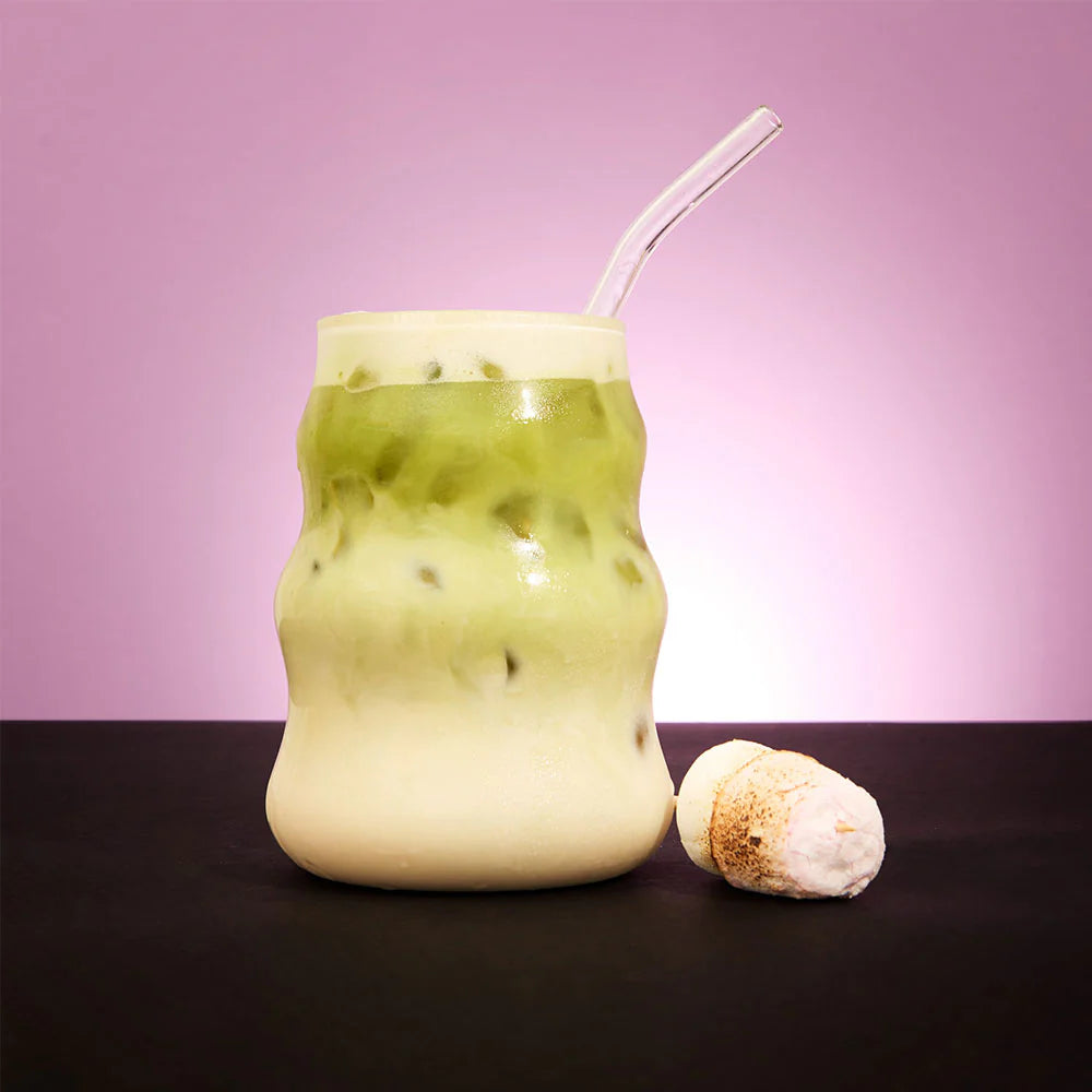 Stay Puft’s Toasted Marshmallow Iced Matcha Latte
