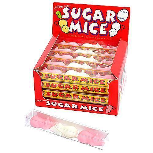 Boynes Sugar Mice Pink & White 3-pack