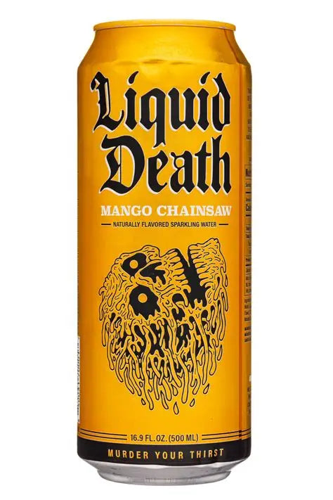 Liquid Death Mango Chainsaw 500ml Drink