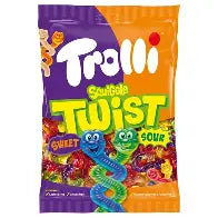 Trolli Squiggle Twist Sweet And Sour Sweets 100g